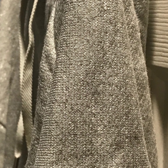 Alala metallic silver/gray cropped hoodie - Picture 4 of 4